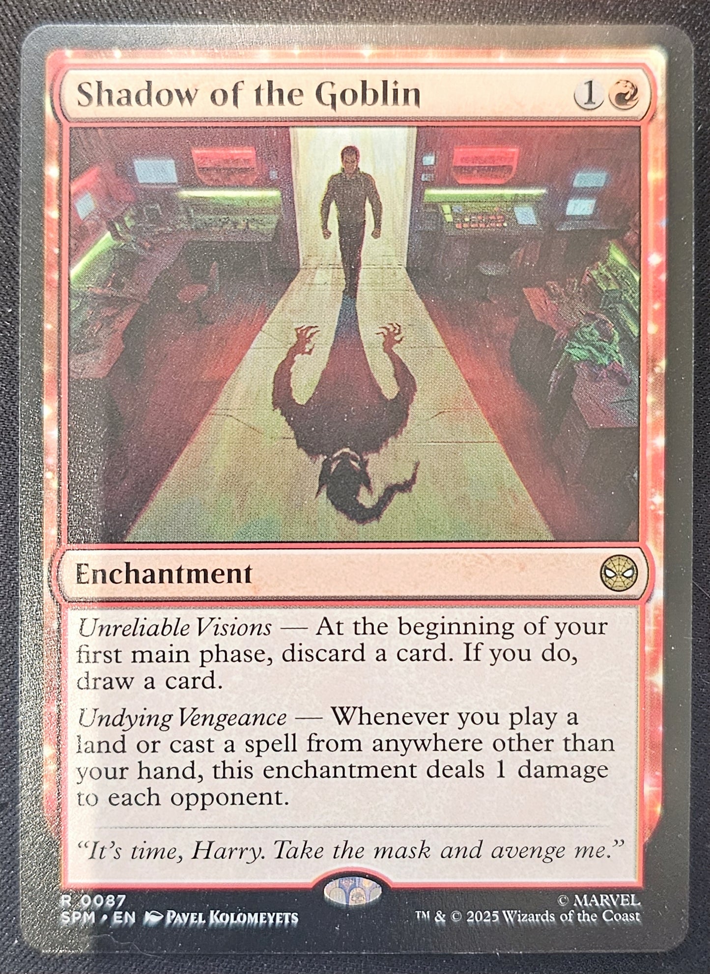 MTG Shadow of the Goblin - 87 (Spiderman)