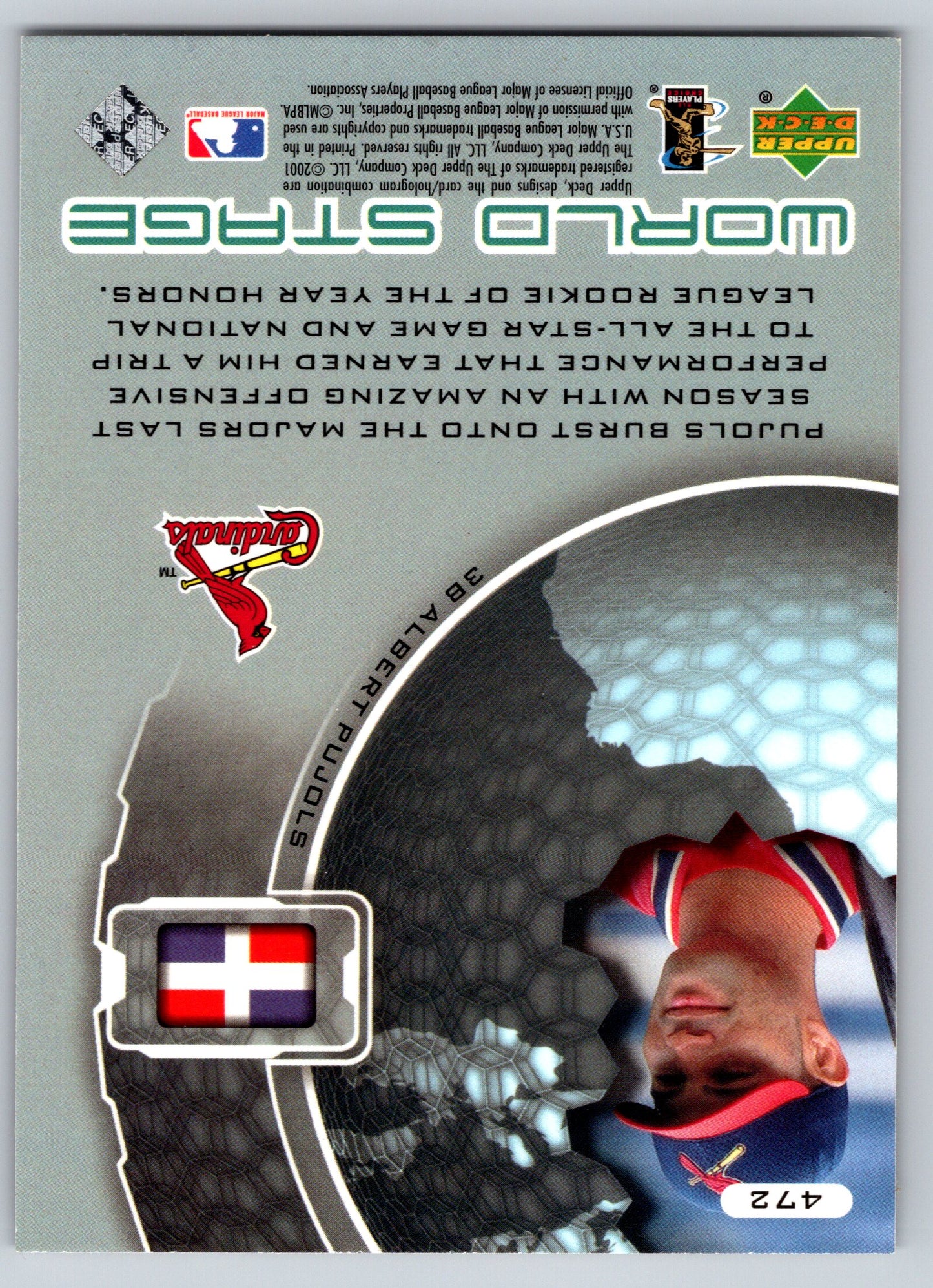 2002 Upper Deck #472 Albert Pujols