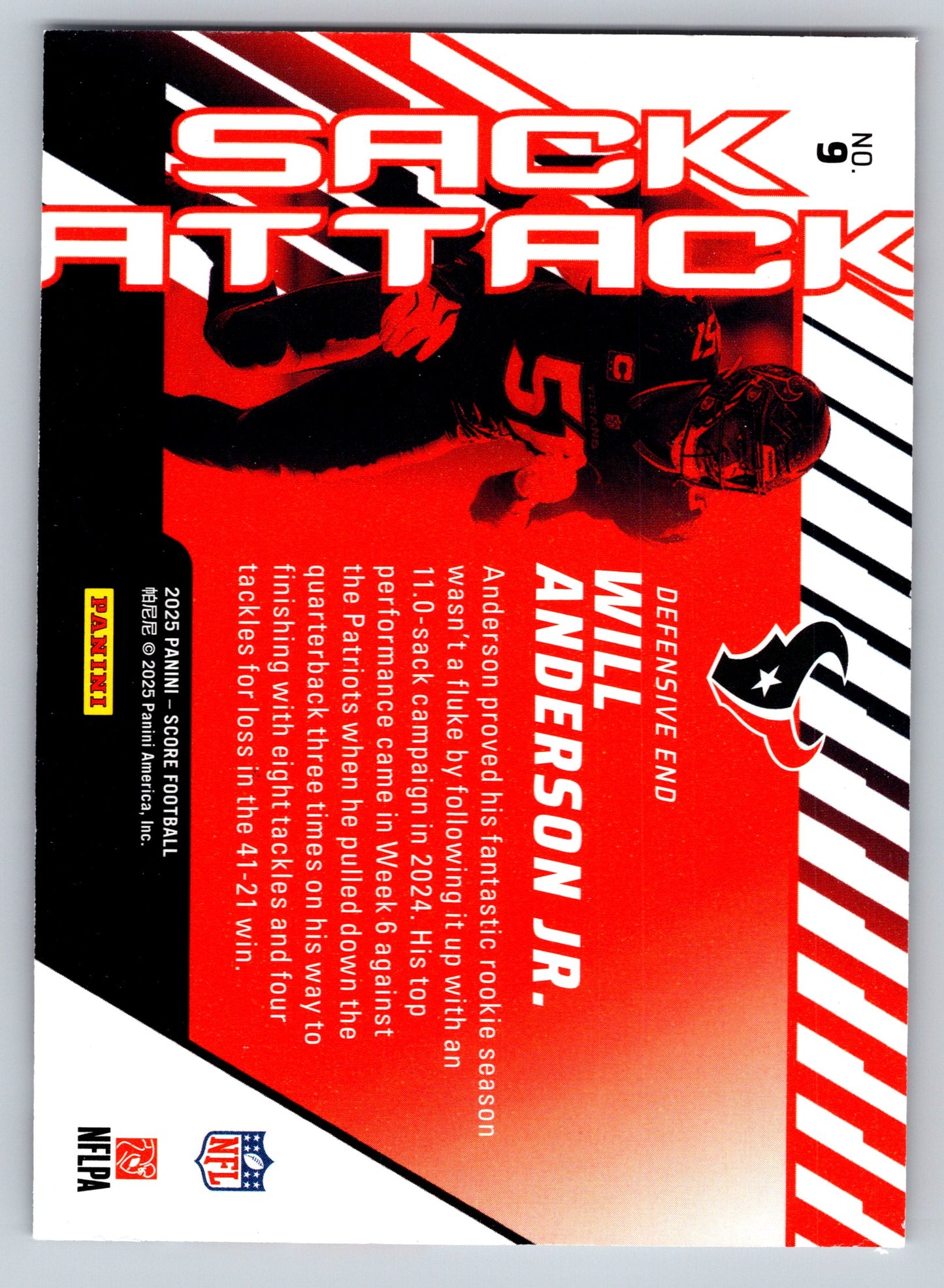 2025 Score #9 Will Anderson Jr. Sack Attack