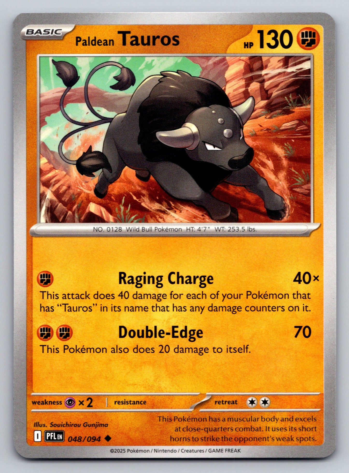 ME02: Phantasmal Flames #048/094 Paldean Tauros