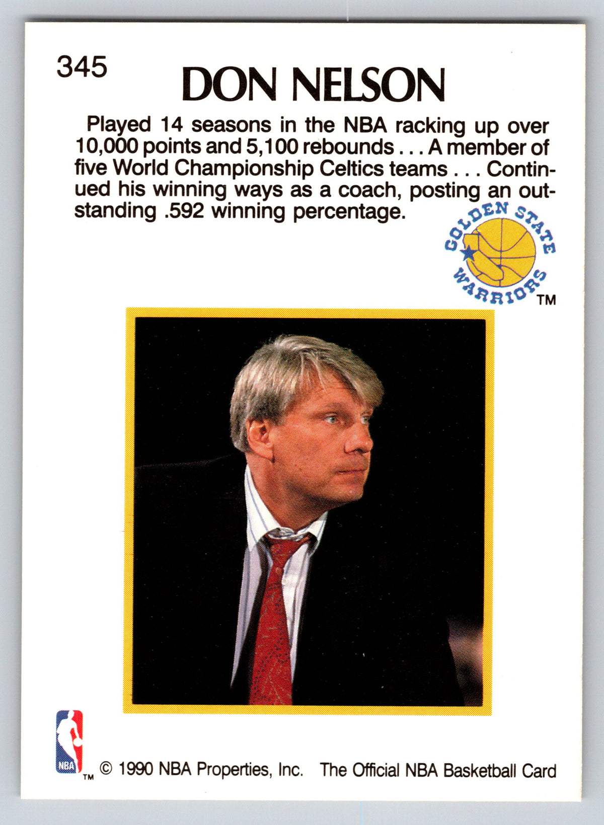1990-91 Hoops #345 Don Nelson