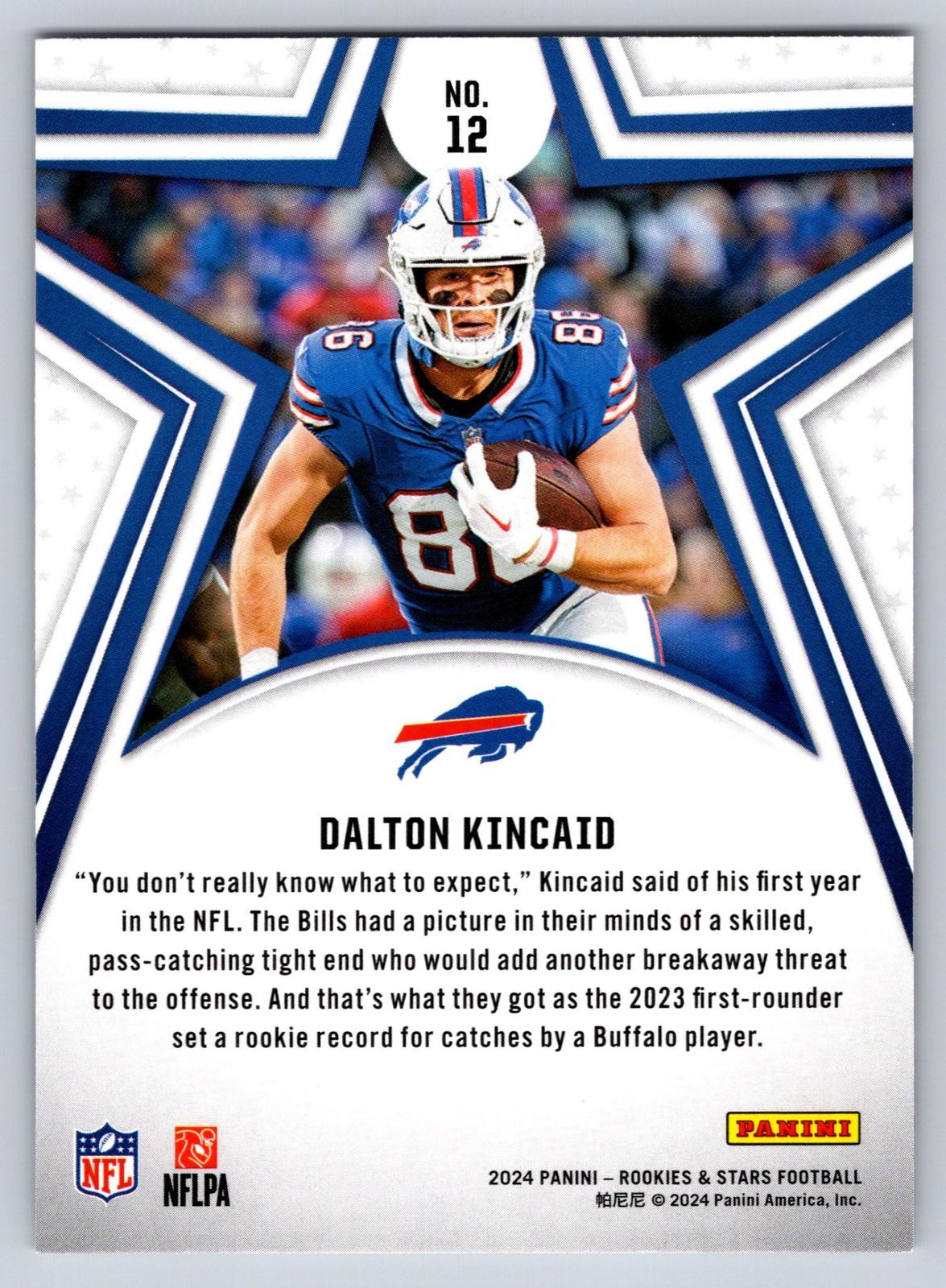 2024 Panini Rookies & Stars #12 Dalton Kincaid