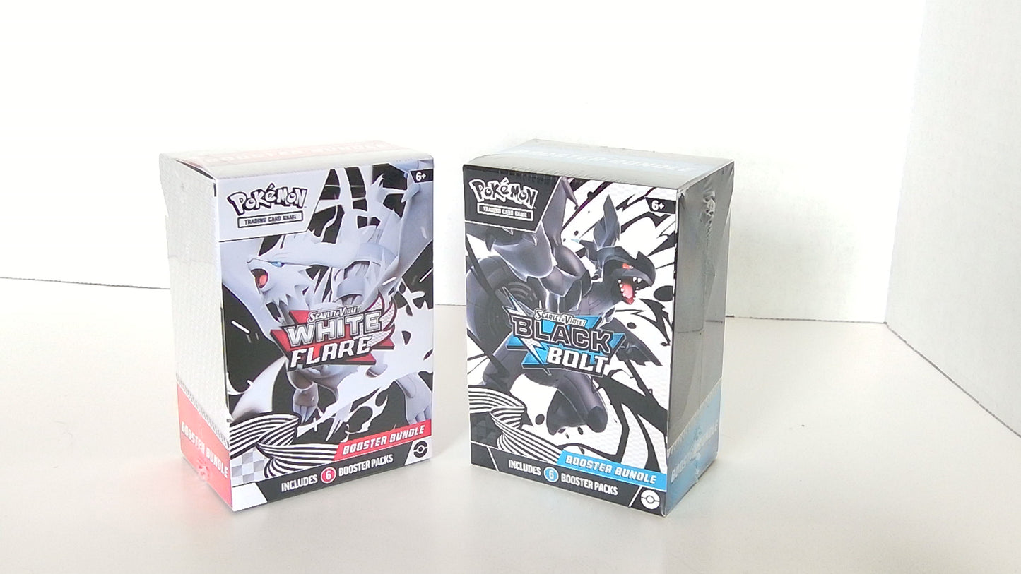 White Flare and Black Bolt Booster Bundles
