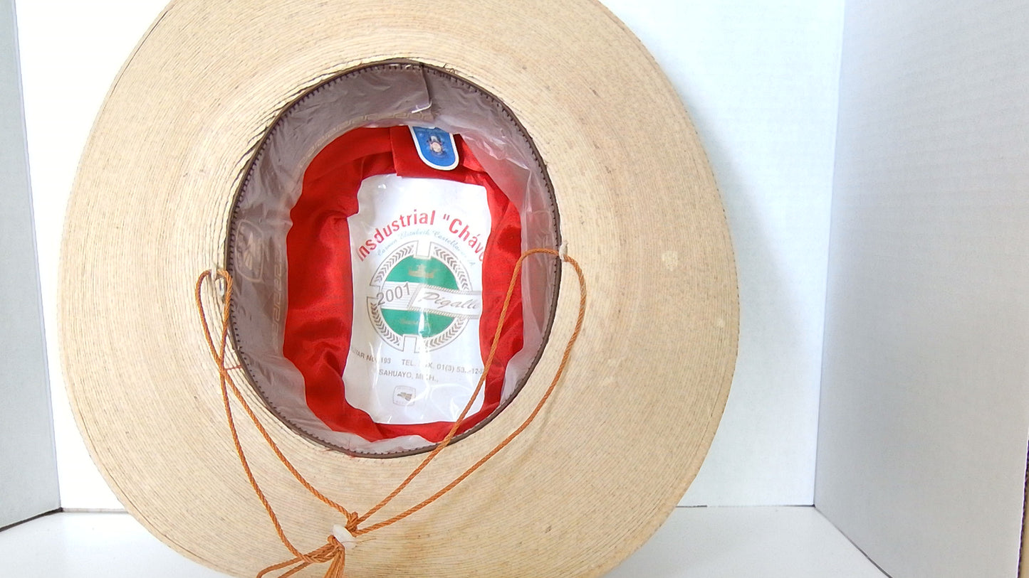 Vintage Straw Cowboy Hat