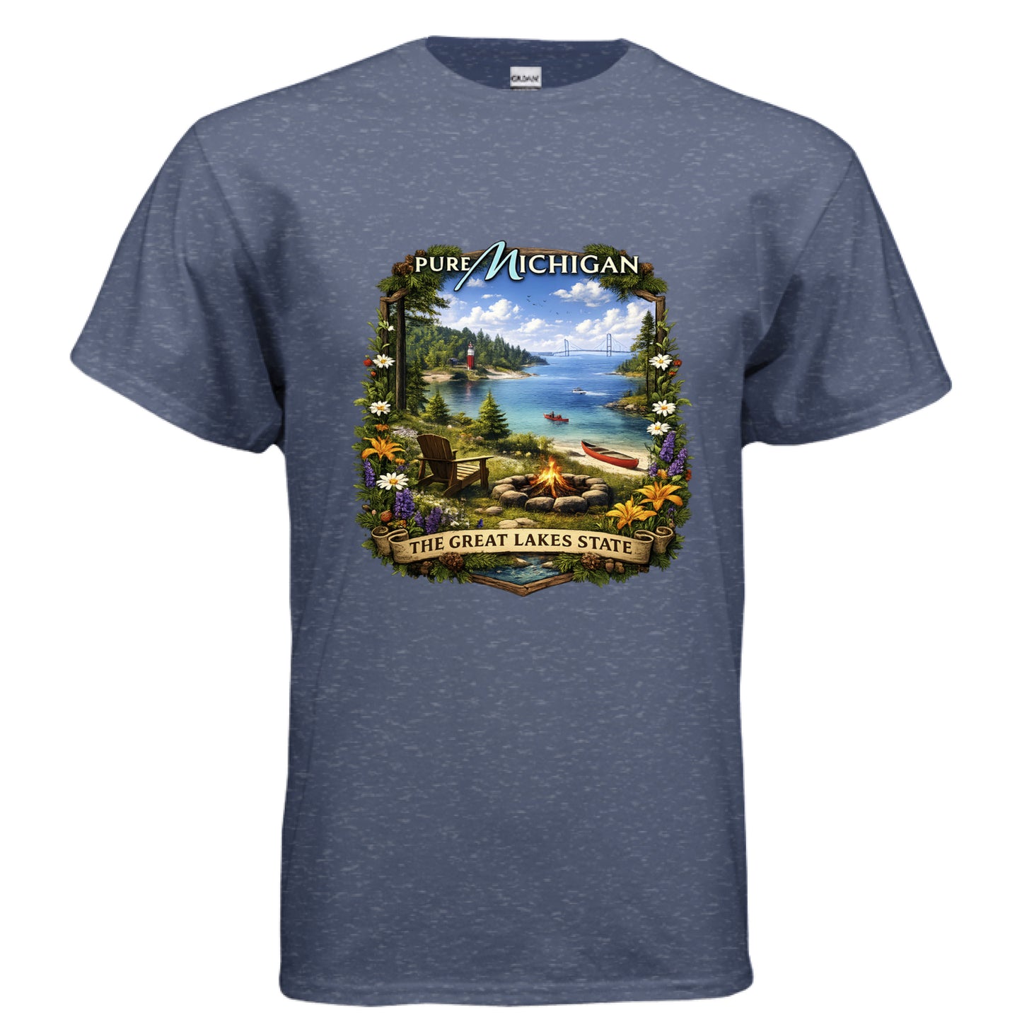 Heather Sport Dark Navy - FRONT