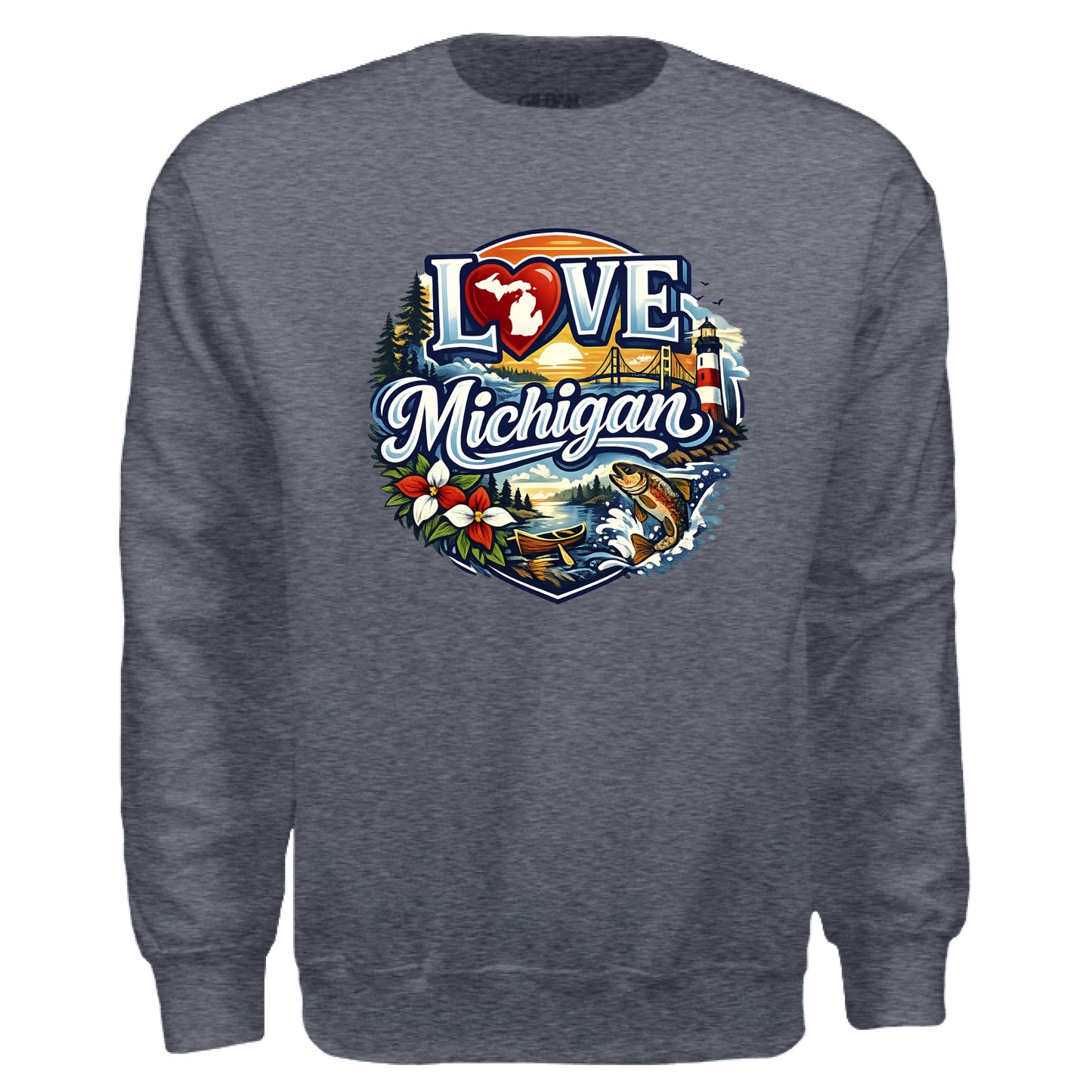Heather Sport Dark Navy - FRONT