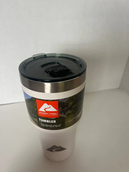 Ozark Trail White Stainless Steel Insulated Tumbler (32oz)