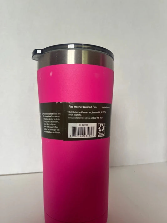 Ozark Trail Pink Insulated Stainless Steel Tumbler (22oz)