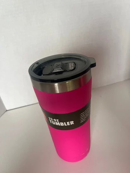 Ozark Trail Pink Insulated Stainless Steel Tumbler (22oz)