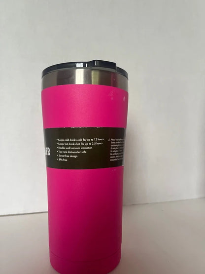 Ozark Trail Pink Insulated Stainless Steel Tumbler (22oz)