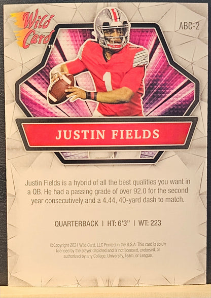2021 Justin Fields Wild Card Alumination