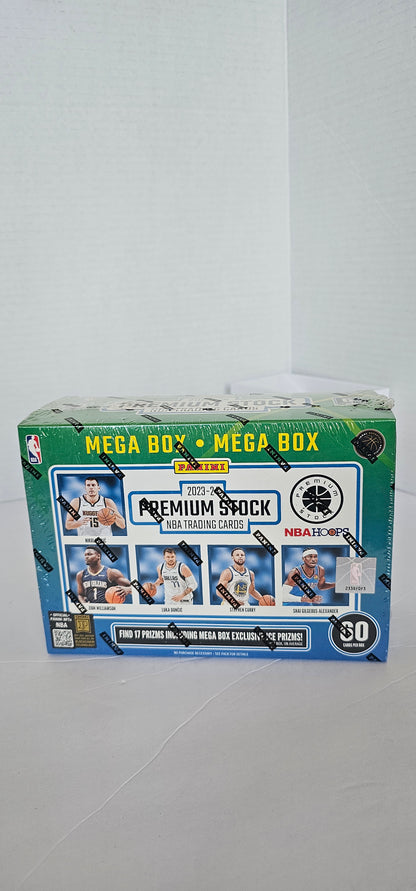 2023-24 Panini NBA Hoops Premium Stock Mega Box