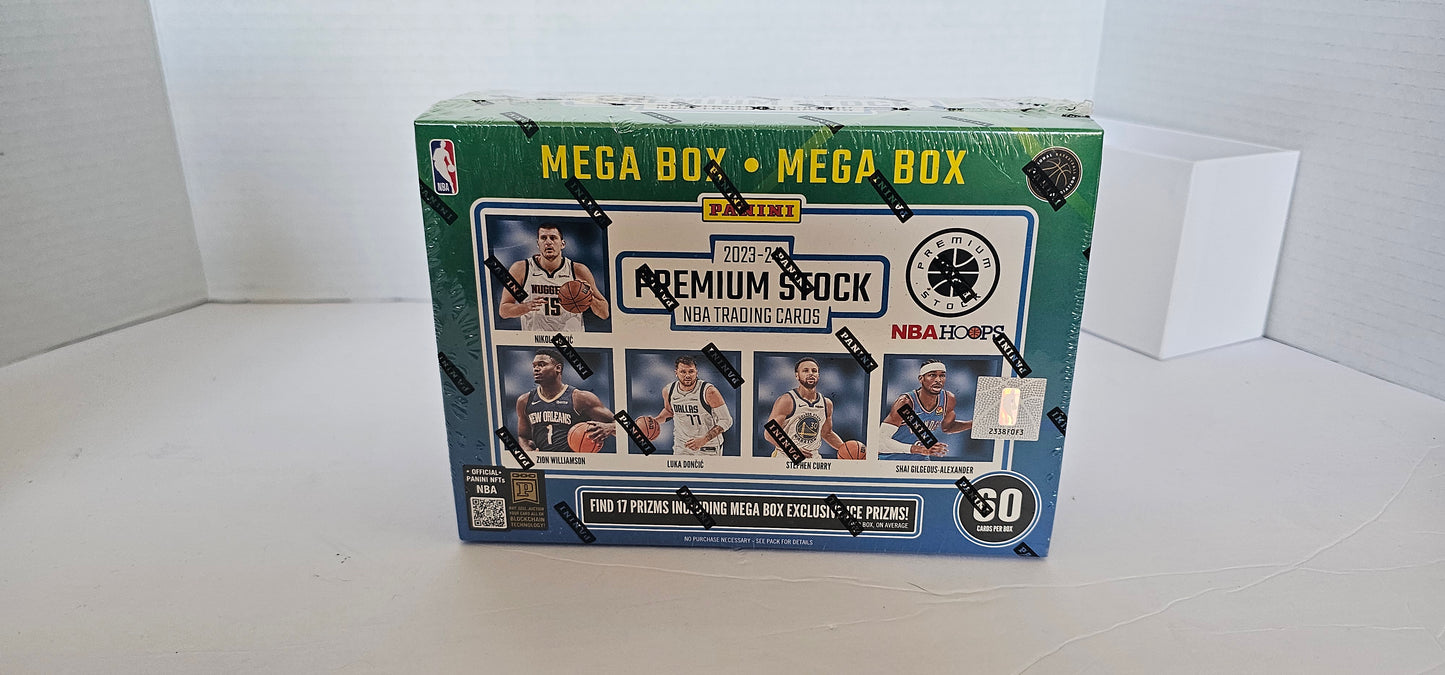 2023-24 Panini NBA Hoops Premium Stock Mega Box