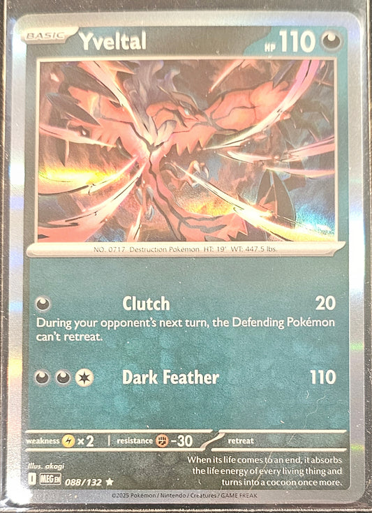 Pokemon Yveltal  088/132 (Holo) Mega-Evolution