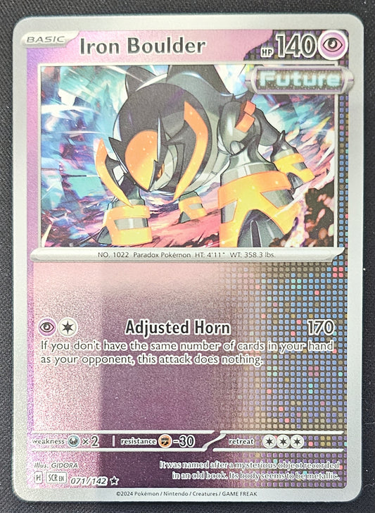 Pokemon Iron Boulder - 071/142 (Holo) Stellar Crown