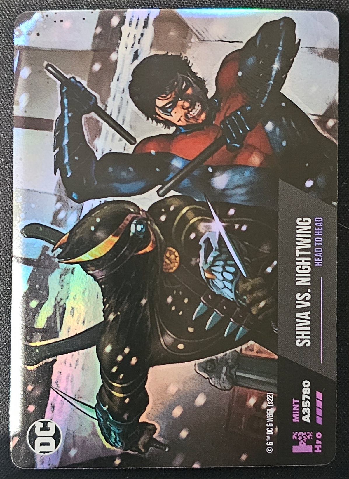 2022 DC Shiva vs. Nightwing Card