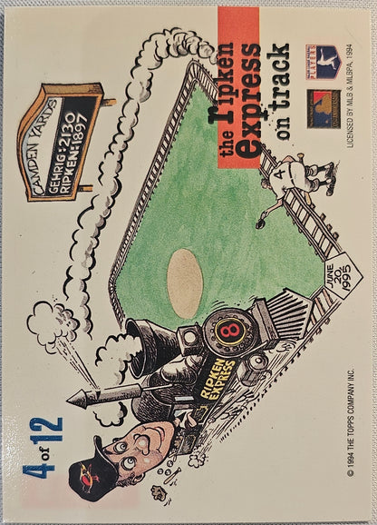 1994 Cal Ripken Jr. Topps Stadium Club Dugout Dirt (Gold)