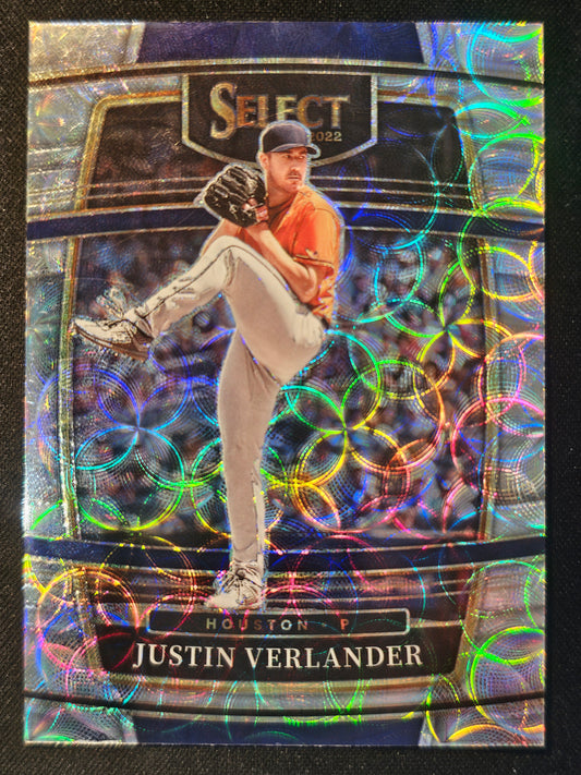 2022 Panini Select #80 Justin Verlander Scope