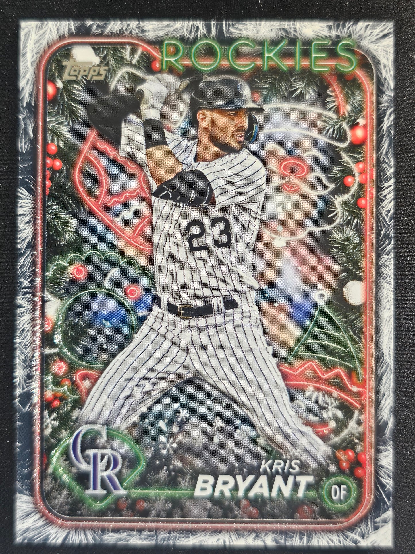 2024 Topps Holiday #H95 Kris Bryant Holiday Tree
