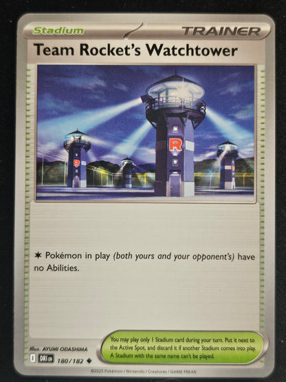 SV10: Destined Rivals #180/182 Team Rocket's Watchtower