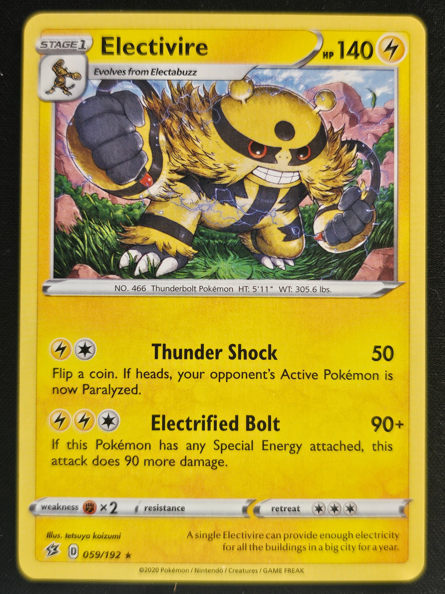 SWSH02: Rebel Clash #059/192 Electivire