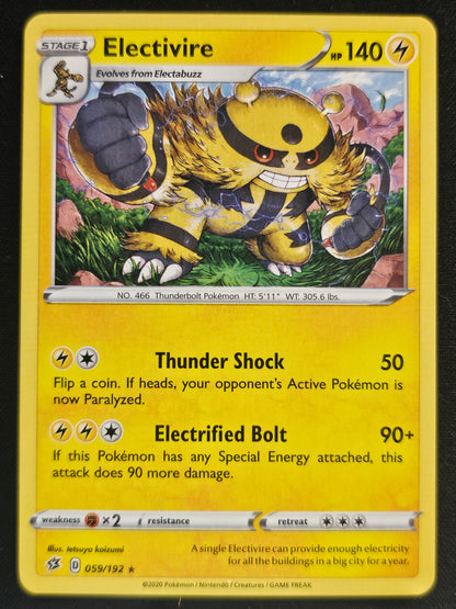 SWSH02: Rebel Clash #059/192 Electivire