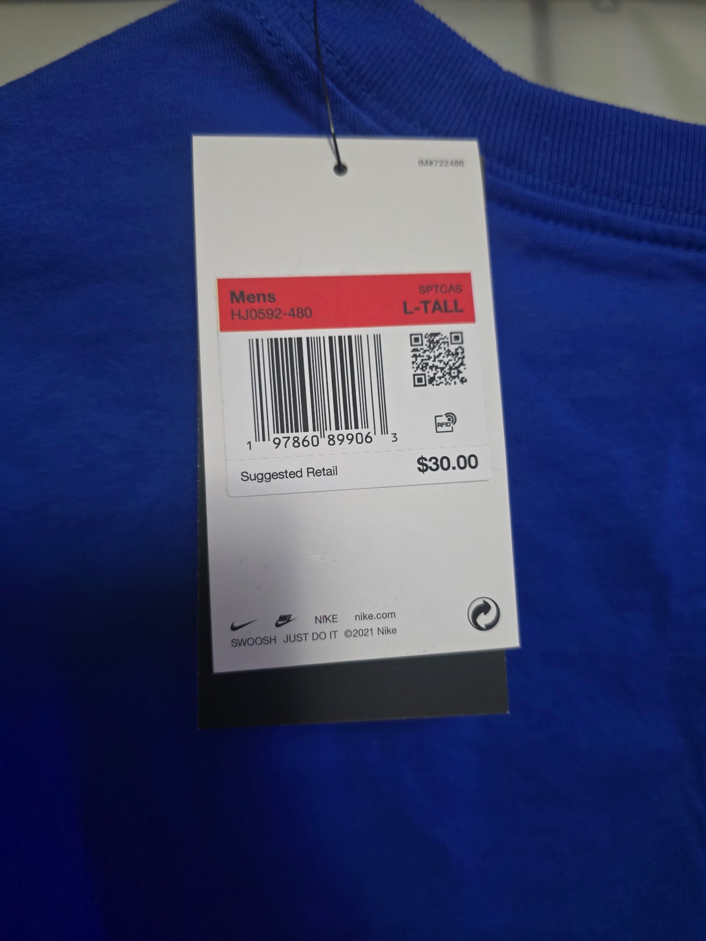 Nike "Move with Nature" Graphic Tee – Men's L-Tall
