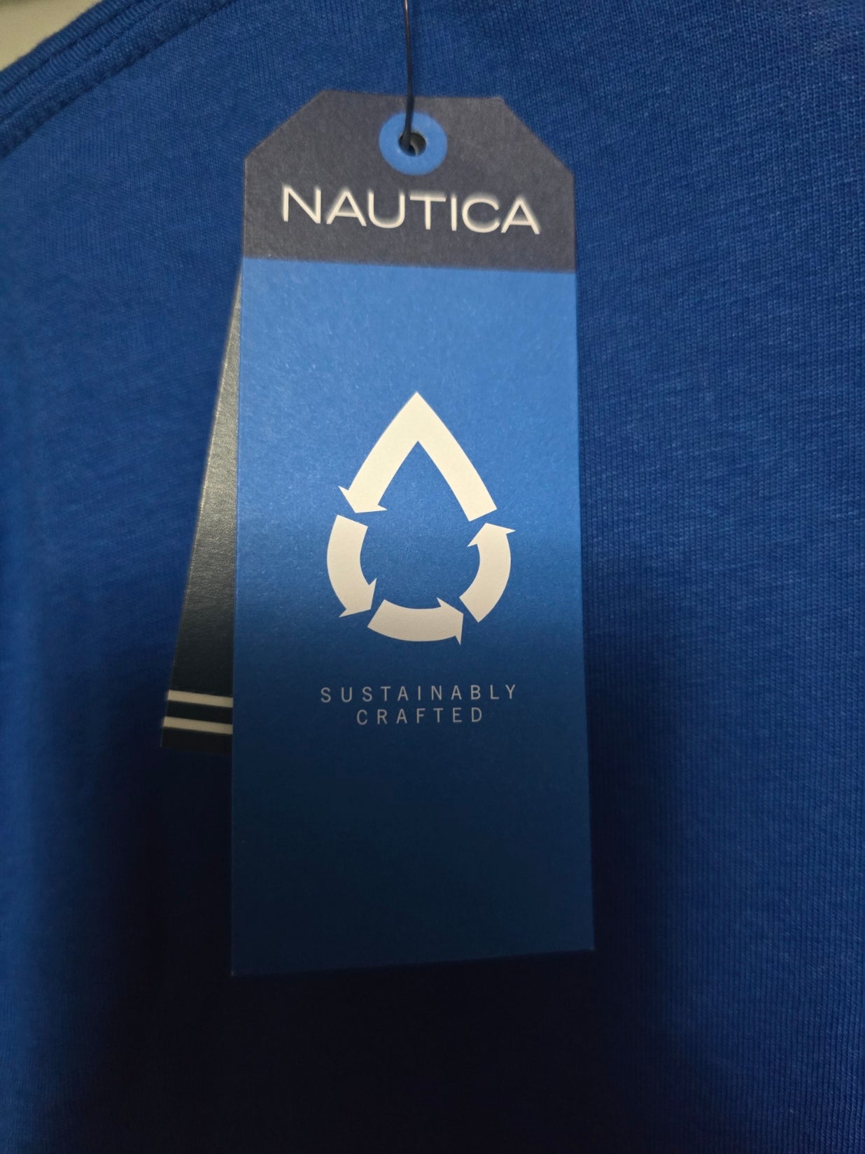 Nautica Sailing Club Graphic T-Shirt Men's Medium Blue Sailboat NWT Short Sleeve Tee