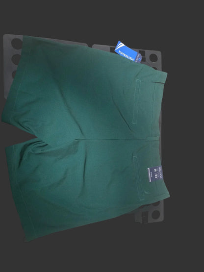 Nautica Men’s Golf Shorts 36W Green Leaf Performance Stretch Moisture Wicking