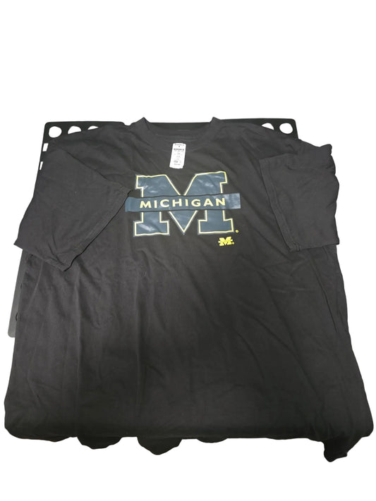 University of Michigan Wolverines Black T-Shirt XXL Tall New With Tags NWT