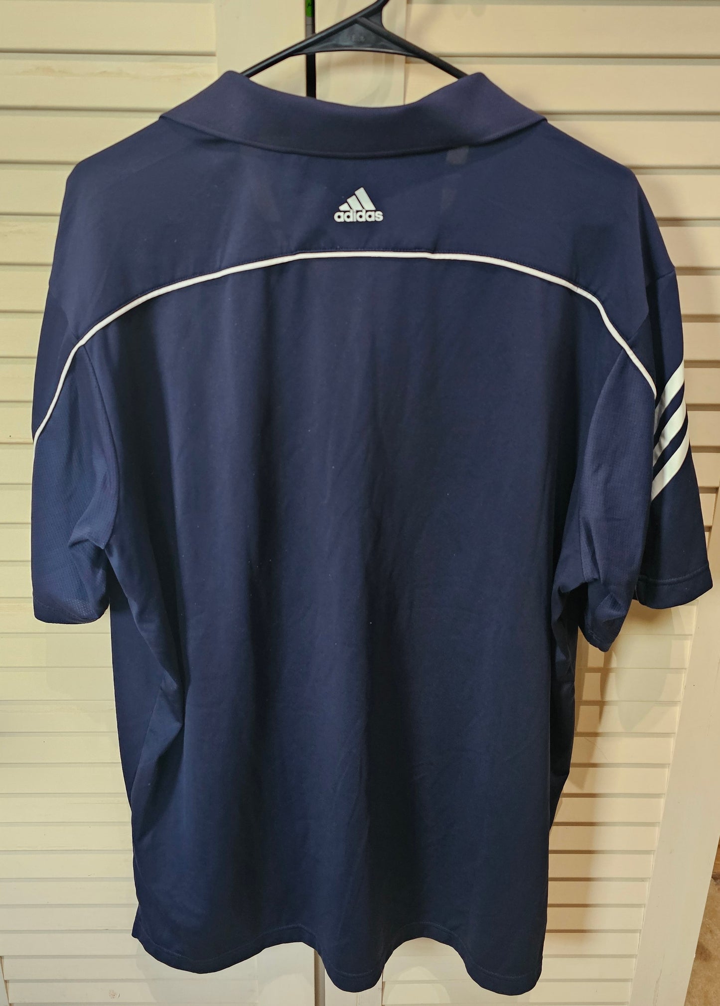 Adidas Navy Blue Performance Polo (Men's X-Large)