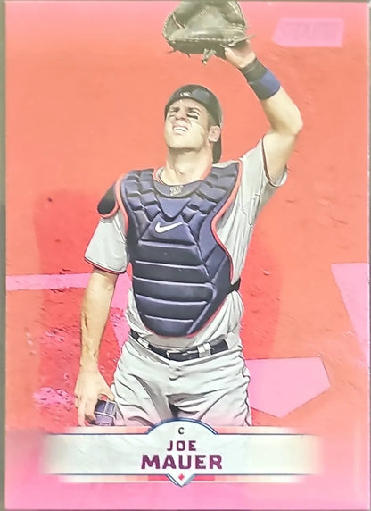 2025 Stadium Club #177 Joe Mauer Pink Foil
