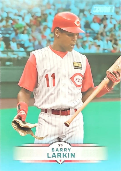 2025 Stadium Club #27 Barry Larkin Light Blue Foil