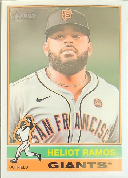 2025 Topps Heritage #32 Heliot Ramos Chrome