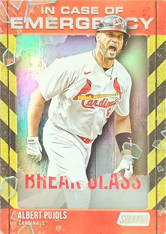 2025 Stadium Club #ICE-6 Albert Pujols In Case of Emergency