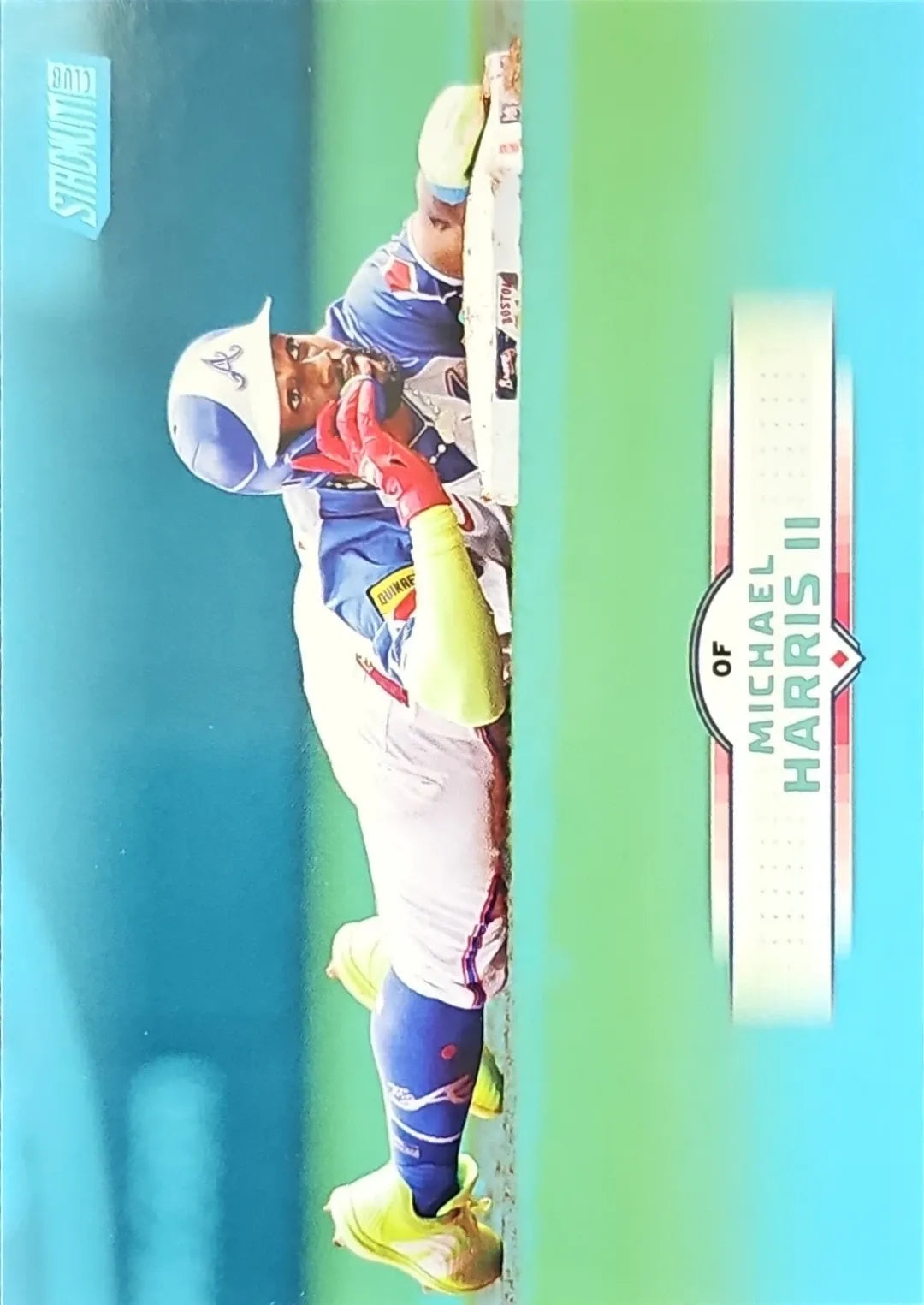 2025 Stadium Club #81 Michael Harris II Light Blue Foil