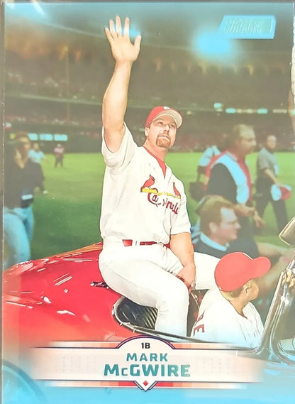 2025 Stadium Club #15 Mark McGwire Light Blue Foil
