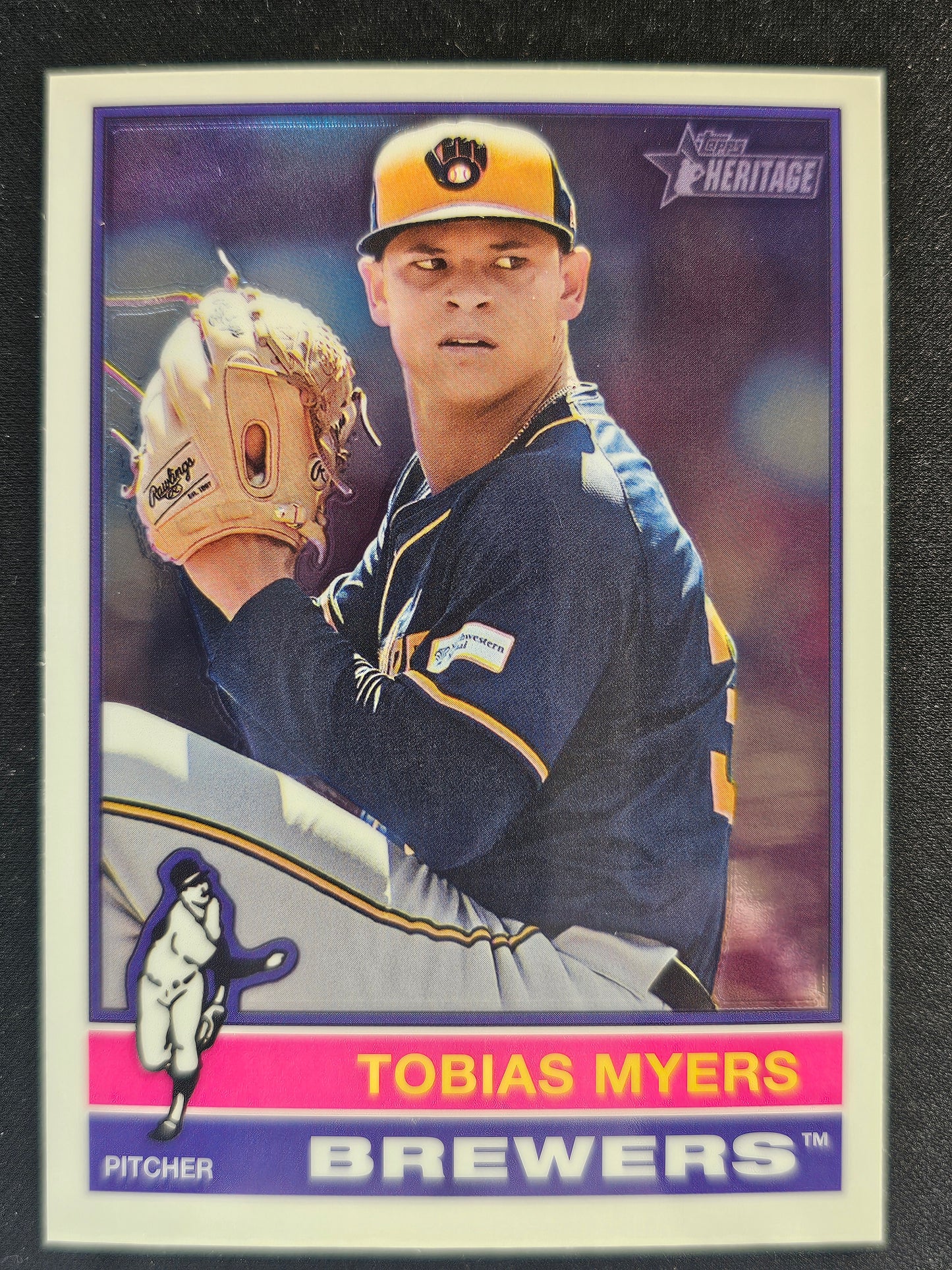 2025 Topps Heritage #137 Tobias Myers Chrome