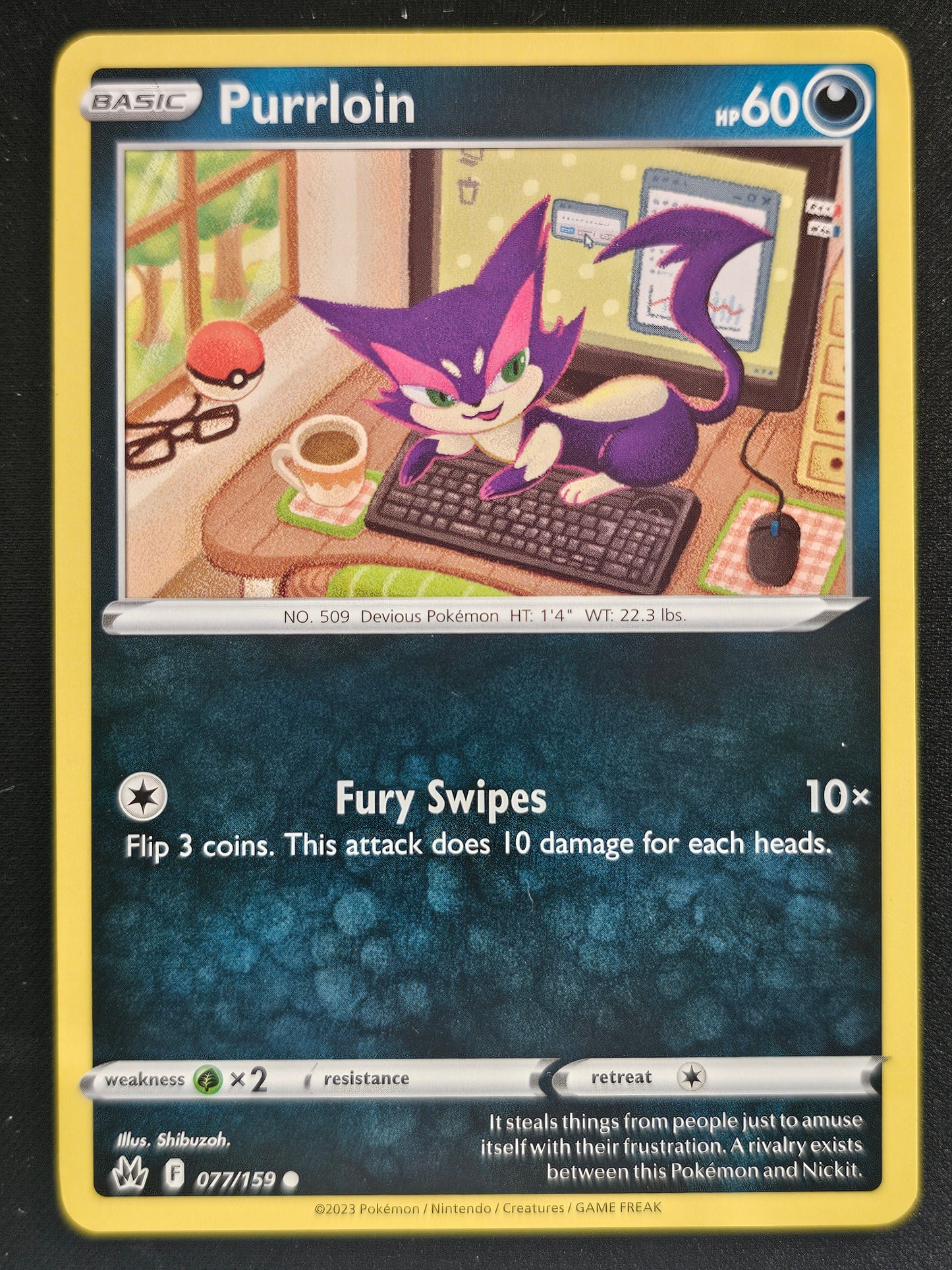 SWSH: Crown Zenith #077/159 Purrloin