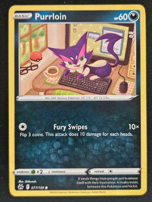 SWSH: Crown Zenith #077/159 Purrloin