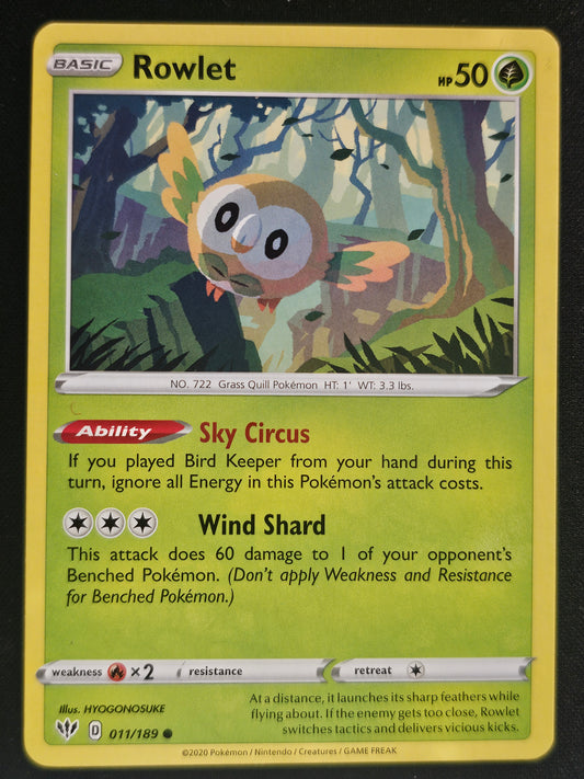 SWSH03: Darkness Ablaze #011/189 Rowlet