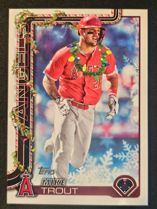 2025 Topps Holiday #H50b Mike Trout