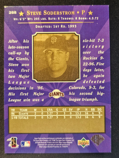 1997 Upper Deck #288 Steve Soderstrom