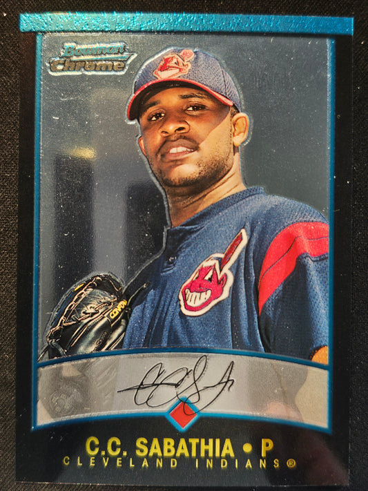 2001 Bowman Chrome #254 C.C. Sabathia
