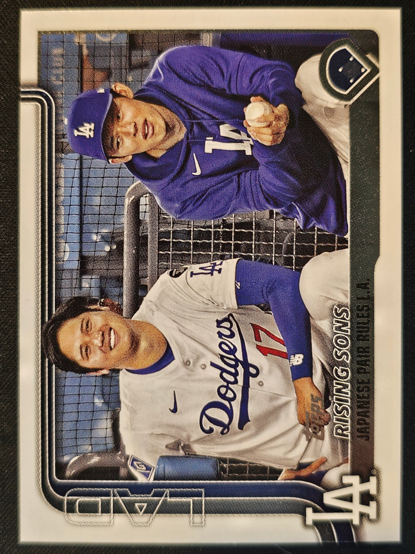 2025 Topps Update #US269 Rising Sons (Shohei Ohtani / Roki Sasaki)