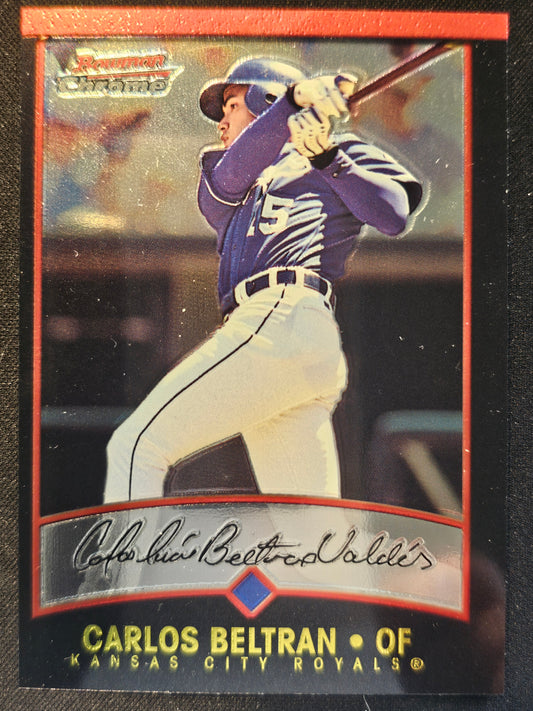2001 Bowman Chrome #70 Carlos Beltran