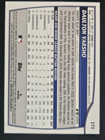 2023 Topps Big League #171 Daulton Varsho