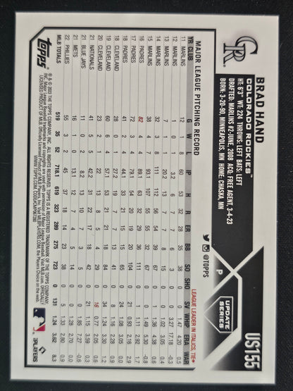 2023 Topps Update #US155 Brad Hand