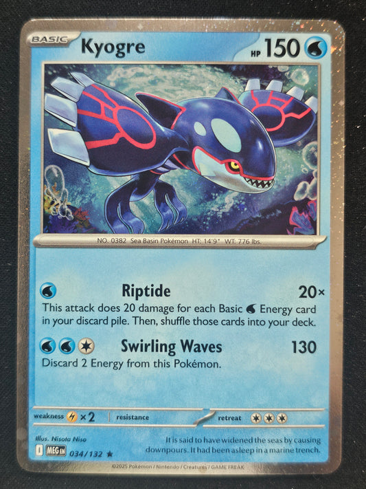 Miscellaneous Cards & Products #034/132 Kyogre (Cosmos Holo)