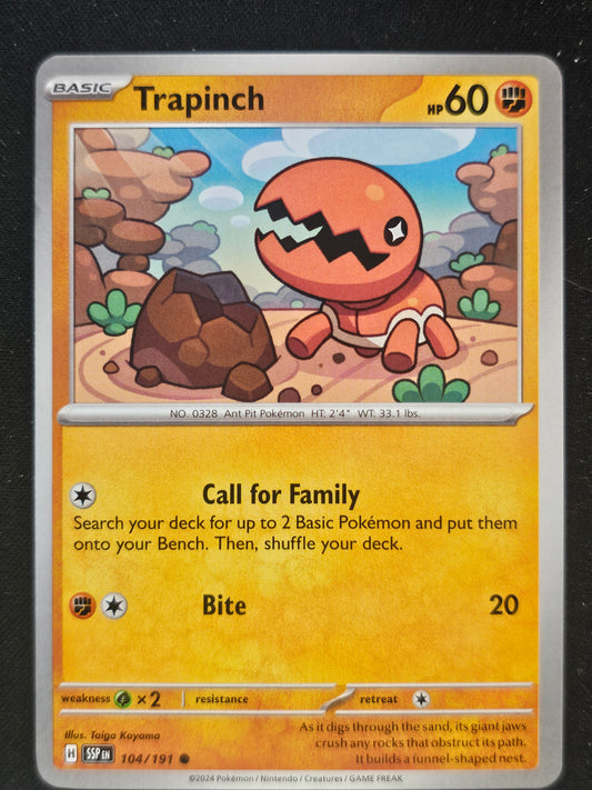 SV08: Surging Sparks #104/191 Trapinch